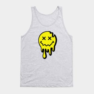 ACID SMILEY (MELTING) #5 (DEEP SHADOW) Tank Top